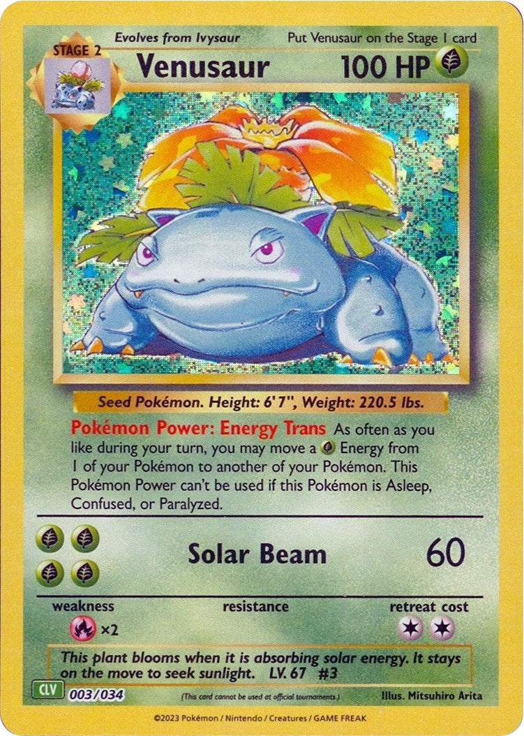 Venusaur [Trading Card Game Classic] | Event Horizon Hobbies CA