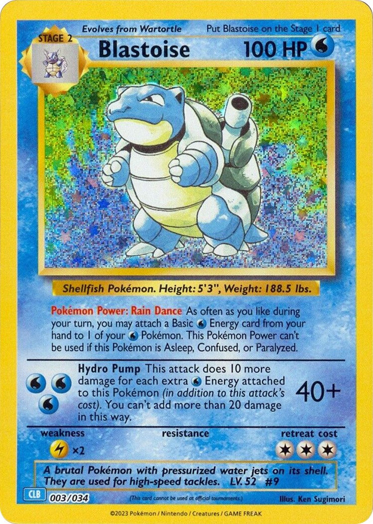 Blastoise [Trading Card Game Classic] | Event Horizon Hobbies CA