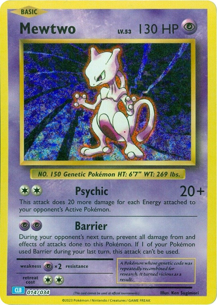 Mewtwo [Trading Card Game Classic] | Event Horizon Hobbies CA