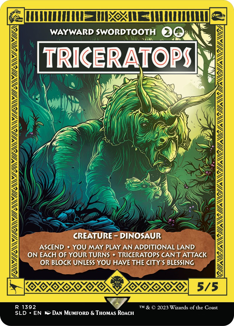 Triceratops - Wayward Swordtooth [Secret Lair Drop Series] | Event Horizon Hobbies CA