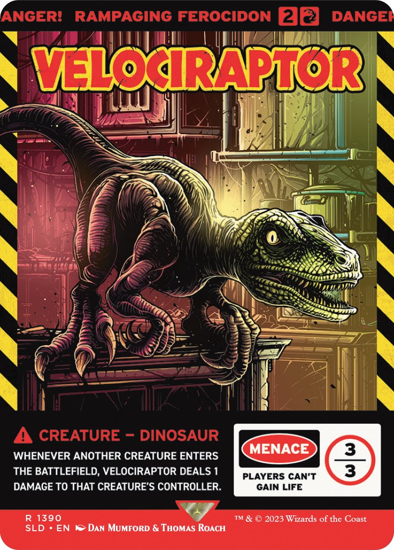 Velociraptor - Rampaging Ferocidon [Secret Lair Drop Series] | Event Horizon Hobbies CA