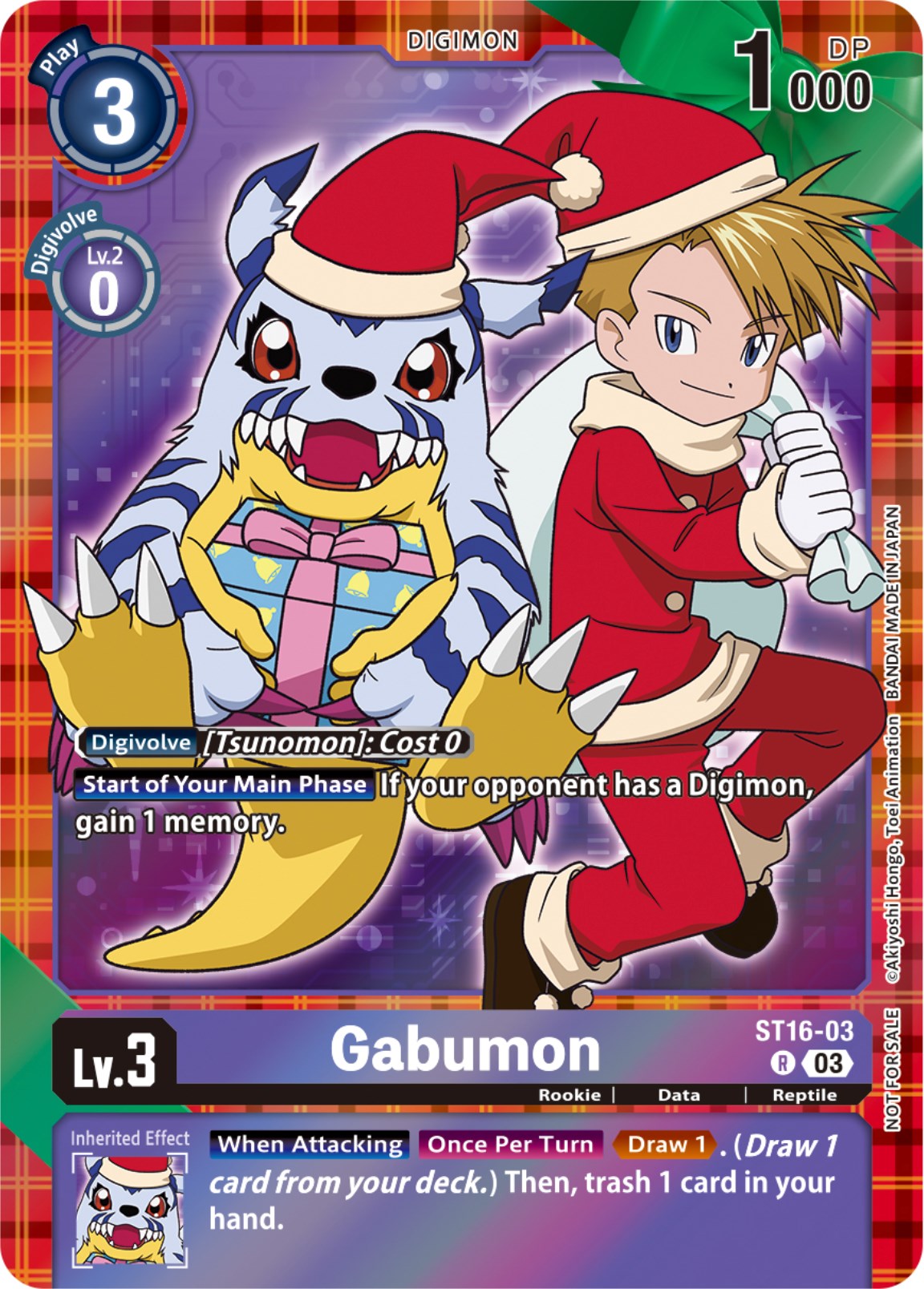 Gabumon [ST16-03] (Winter Holiday 2023) [Starter Deck: Wolf of Friendship] | Event Horizon Hobbies CA