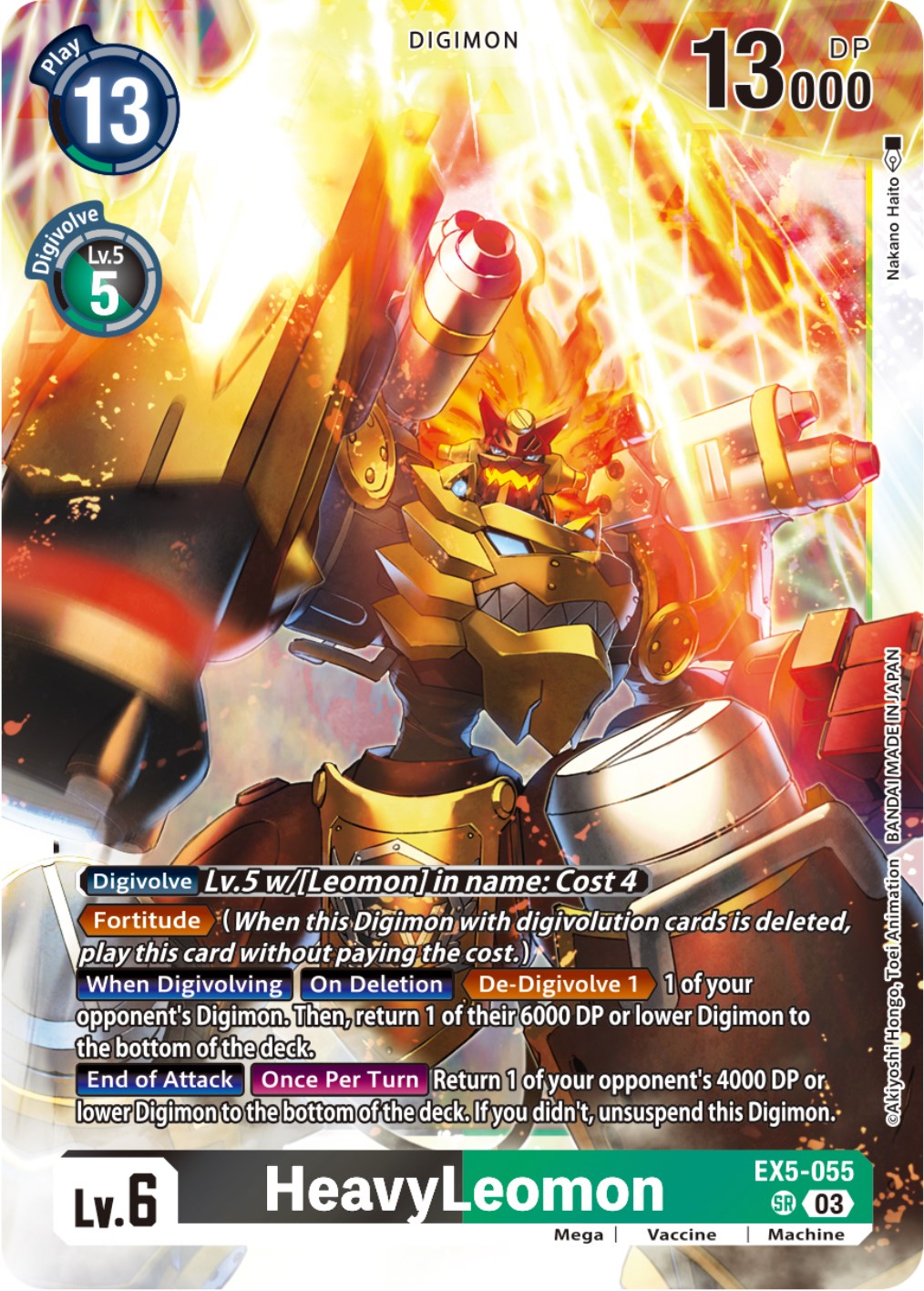 HeavyLeomon [EX5-055] [Animal Colosseum] | Event Horizon Hobbies CA