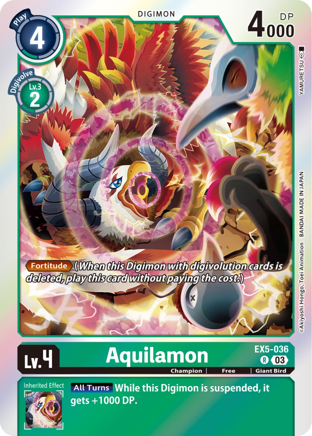 Aquilamon [EX5-036] [Animal Colosseum] | Event Horizon Hobbies CA