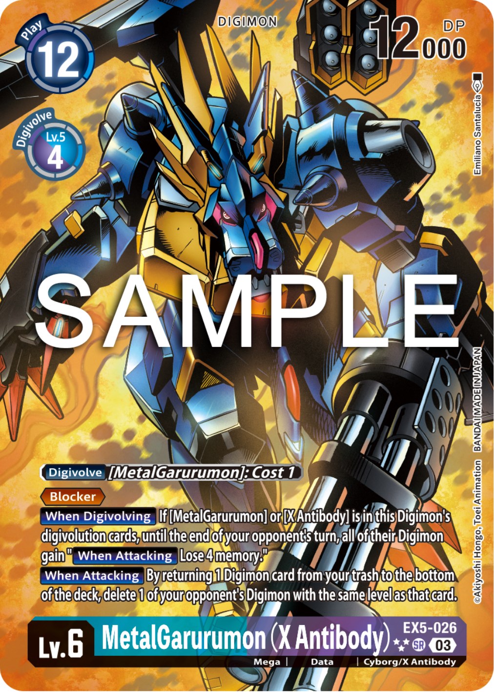 MetalGarurumon (X Antibody) [EX5-026] (English Exclusive Alternate Art) [Animal Colosseum] | Event Horizon Hobbies CA