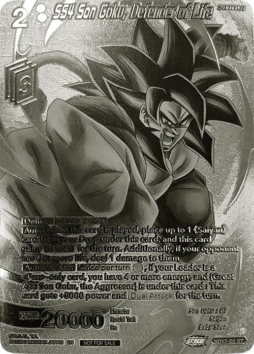 SS4 Son Goku, Defender of Life (2023 Offline Regionals Silver Print) (SD17-02) [Promotion Cards] | Event Horizon Hobbies CA