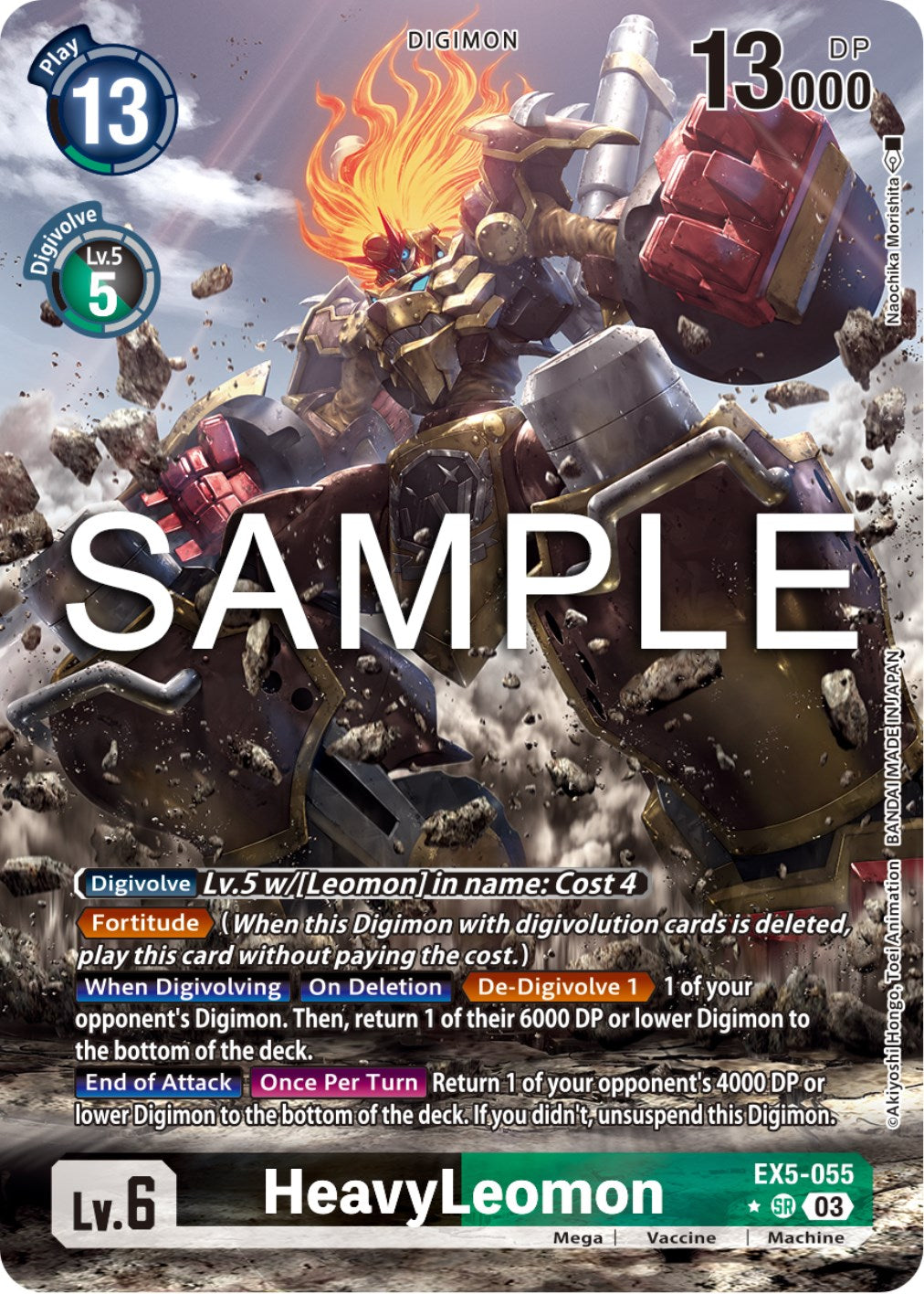 HeavyLeomon [EX5-055] (Alternate Art) [Animal Colosseum] | Event Horizon Hobbies CA