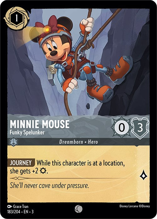 Minnie Mouse - Funky Spelunker (183/204) [Into the Inklands] | Event Horizon Hobbies CA