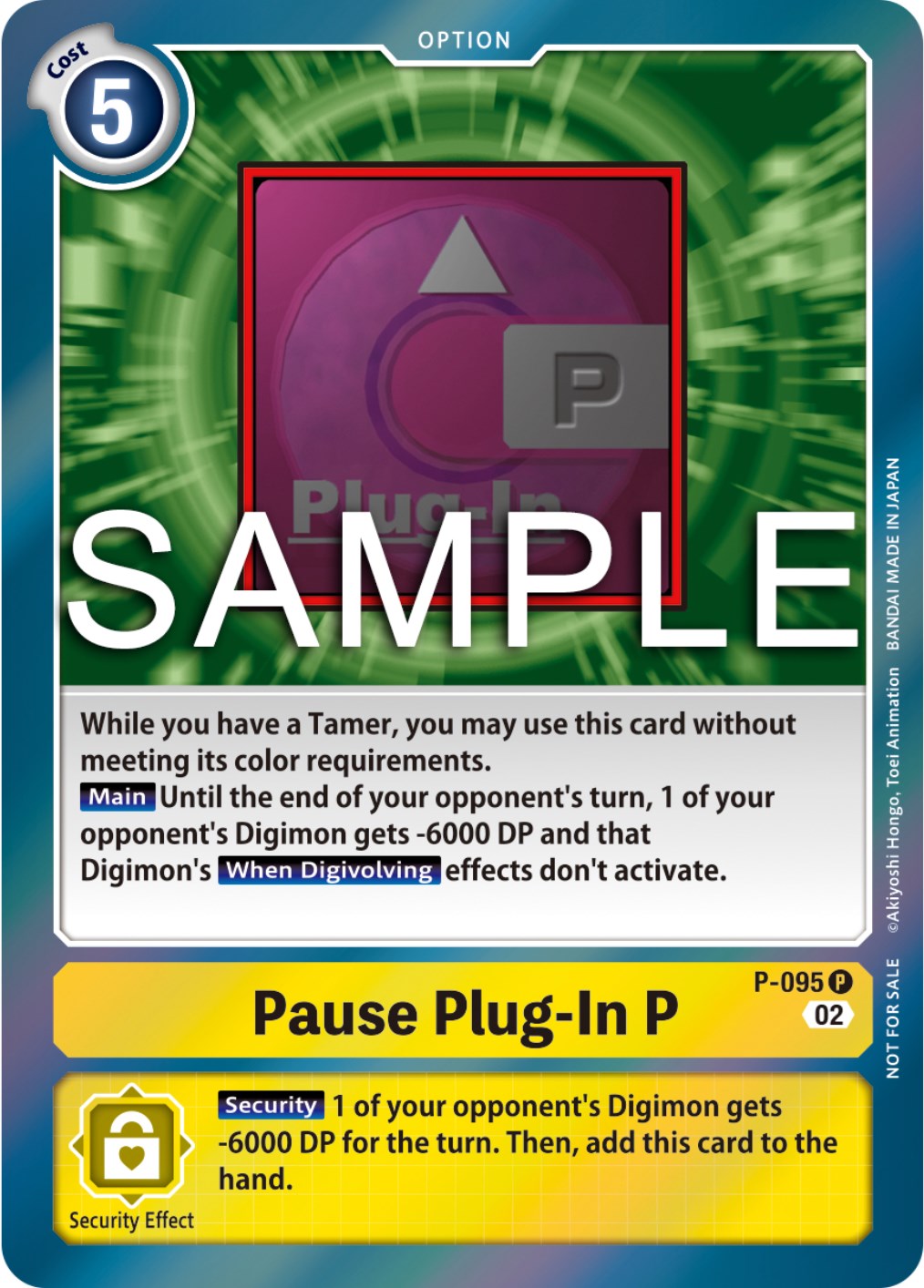 Pause Plug-In P [P-095] (3rd Anniversary Update Pack) [Promotional Cards] | Event Horizon Hobbies CA