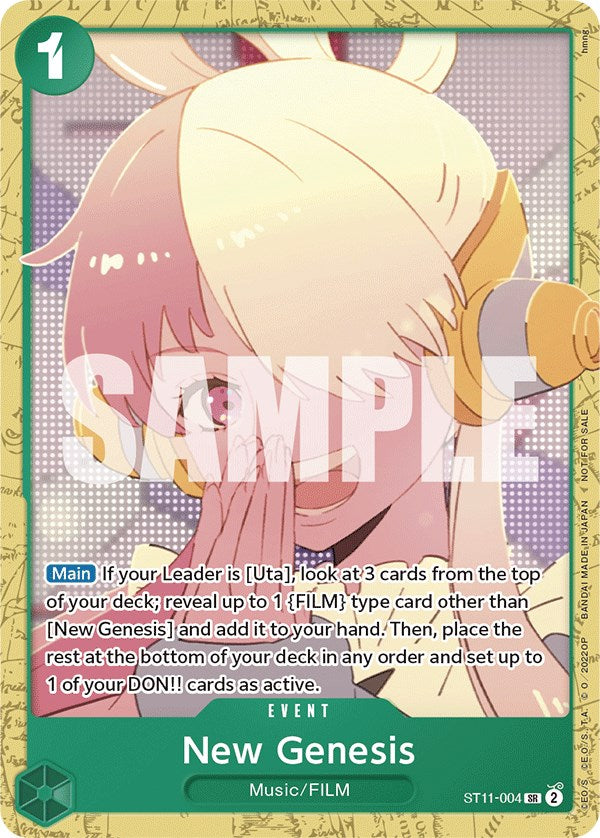 New Genesis (Starter Deck 11: Uta Deck Battle) [One Piece Promotion Cards] | Event Horizon Hobbies CA