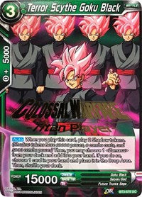 Terror Scythe Goku Black (Titan Player Stamped) (BT3-075) [Tournament Promotion Cards] | Event Horizon Hobbies CA