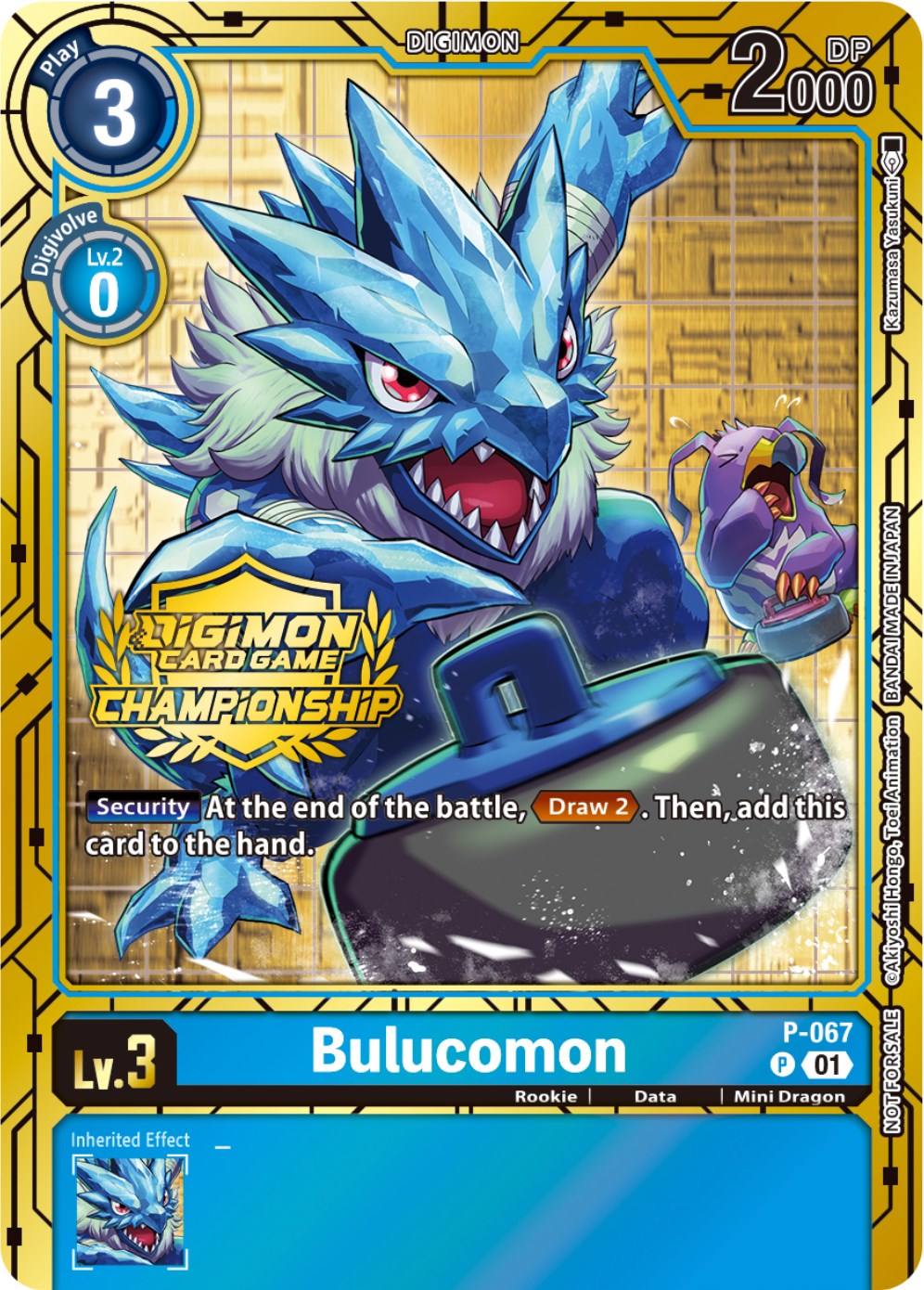 Bulucomon [P-067] (Championship 2023 Gold Card Set) [Promotional Cards] | Event Horizon Hobbies CA