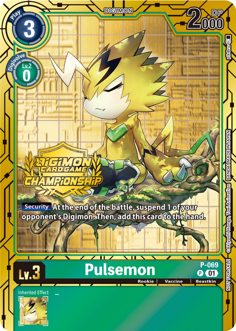 Pulsemon [P-069] (Championship 2023 Gold Card Set) [Promotional Cards] | Event Horizon Hobbies CA