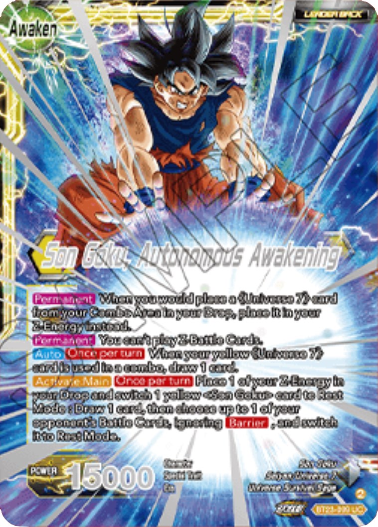 SSB Son Goku // Son Goku, Autonomous Awakening (2023 Championship Finals) (BT23-099) [Tournament Promotion Cards] | Event Horizon Hobbies CA