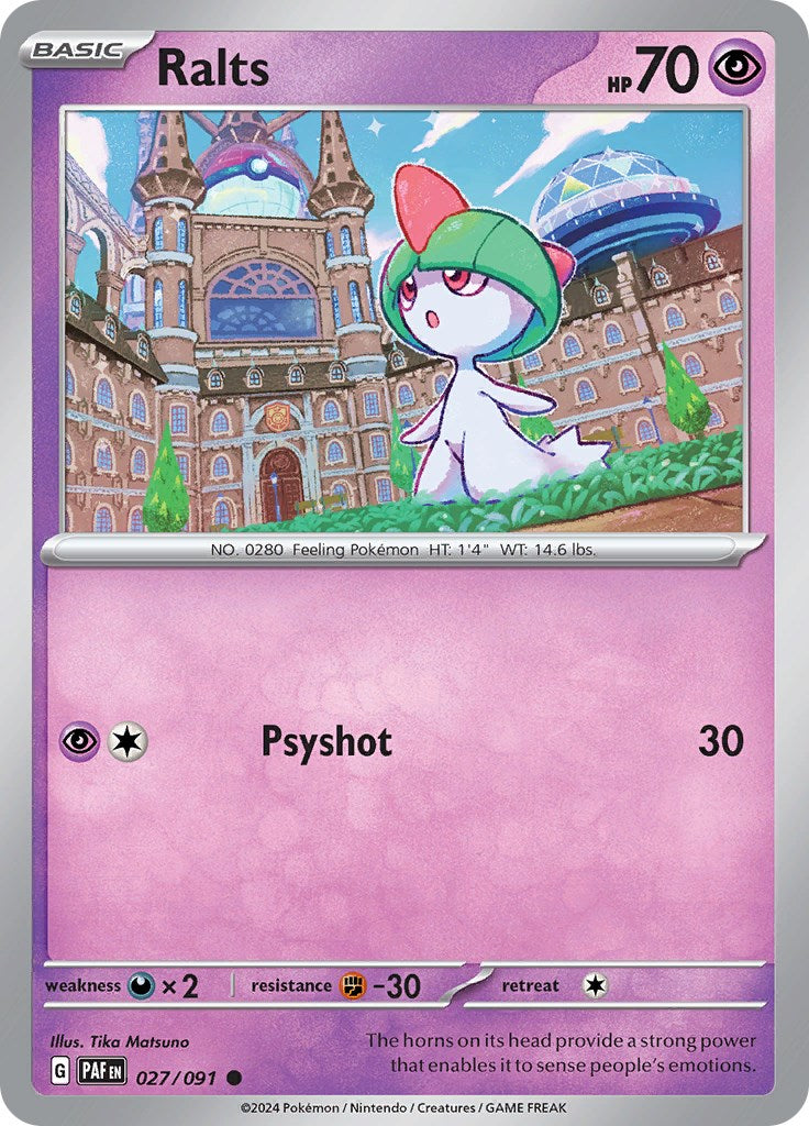 Ralts (027/091) [Scarlet & Violet: Paldean Fates] | Event Horizon Hobbies CA