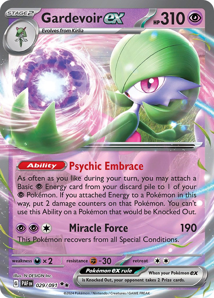 Gardevoir ex (029/091) [Scarlet & Violet: Paldean Fates] | Event Horizon Hobbies CA