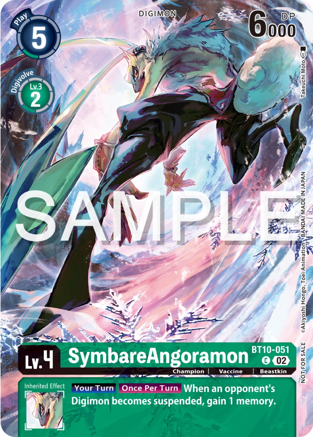 SymbareAngoramon [BT10-051] (Digimon Illustration Competition Pack 2023) [Xros Encounter Promos] | Event Horizon Hobbies CA