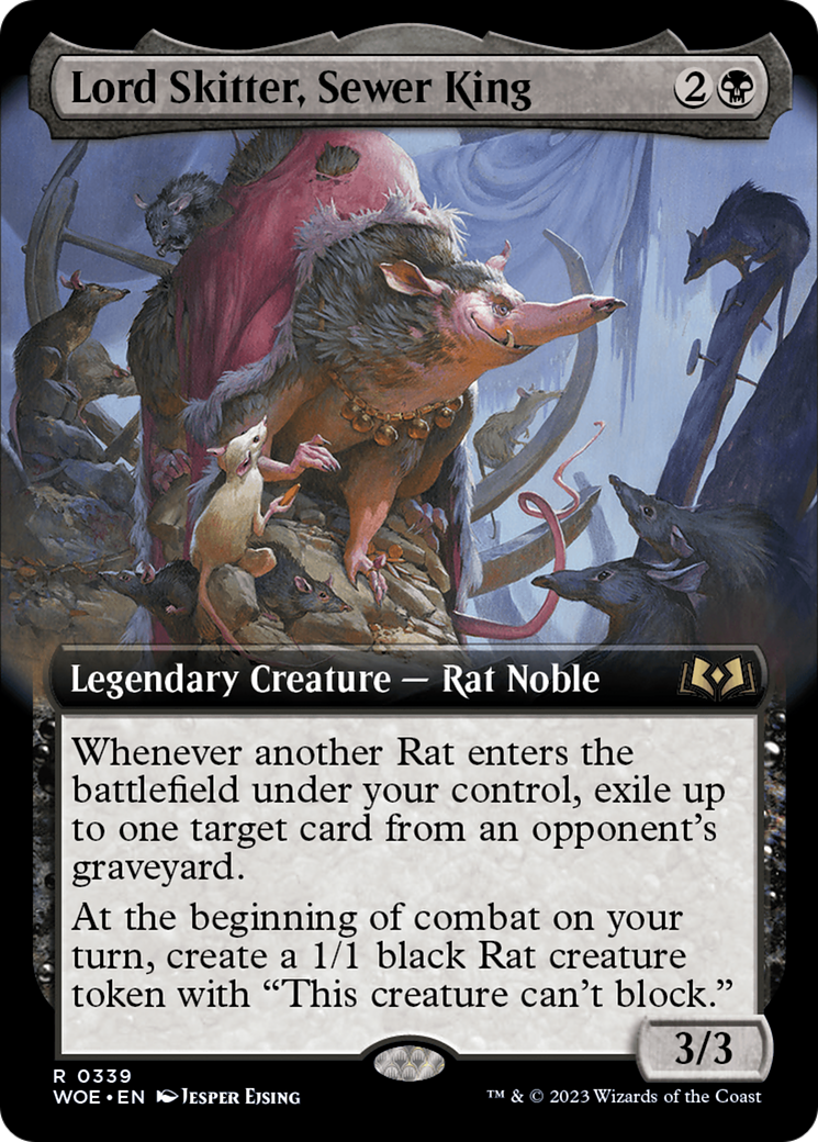 Lord Skitter, Sewer King (Extended Art) [Wilds of Eldraine] | Event Horizon Hobbies CA