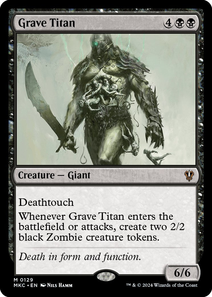 Grave Titan [Murders at Karlov Manor Commander] | Event Horizon Hobbies CA