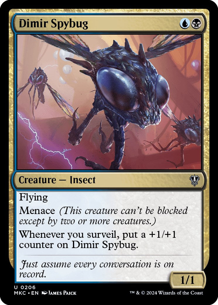 Dimir Spybug [Murders at Karlov Manor Commander] | Event Horizon Hobbies CA