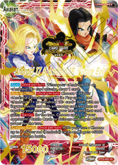 Android 17 & Android 18 // Android 17 & Android 18, Future Evil (2023 Worlds ZENKAI 06 Leader Set) (BT23-002) [Tournament Promotion Cards] | Event Horizon Hobbies CA