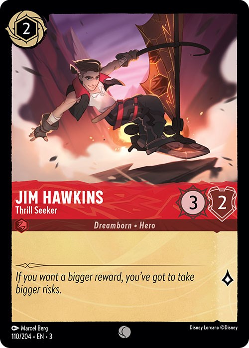 Jim Hawkins - Thrill Seeker (110/204) [Into the Inklands] | Event Horizon Hobbies CA