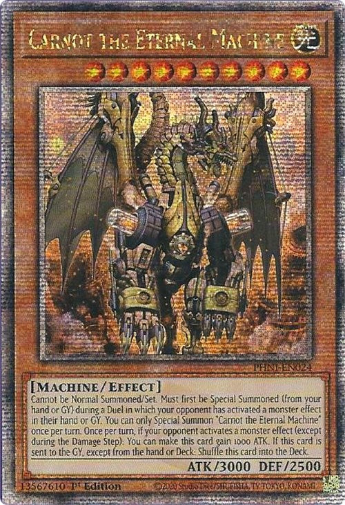 Carnot the Eternal Machine [PHNI-EN024] Quarter Century Secret Rare | Event Horizon Hobbies CA