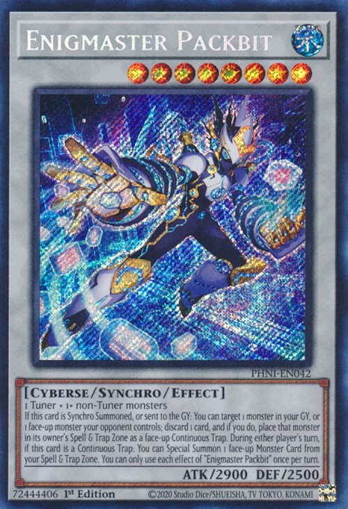 Enigmaster Packbit [PHNI-EN042] Secret Rare | Event Horizon Hobbies CA