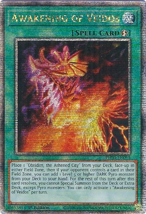 Awakening of Veidos [PHNI-EN095] Quarter Century Secret Rare | Event Horizon Hobbies CA