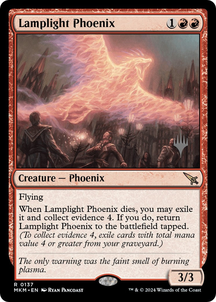 Lamplight Phoenix (Promo Pack) [Murders at Karlov Manor Promos] | Event Horizon Hobbies CA