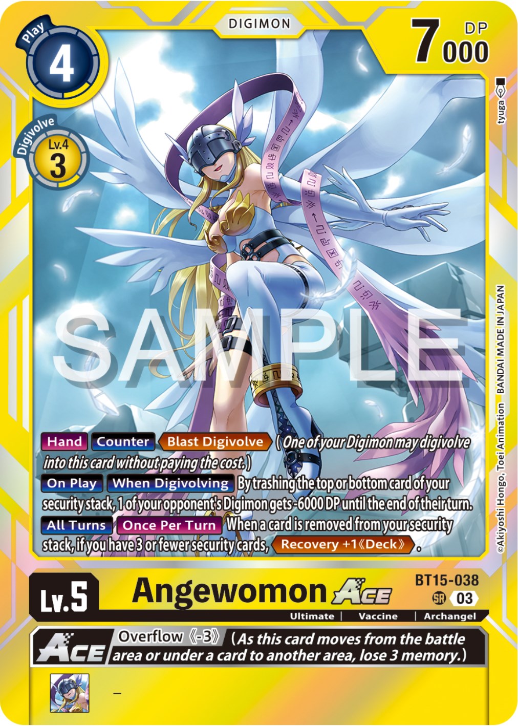 Angewomon Ace [BT15-038] [Exceed Apocalypse] | Event Horizon Hobbies CA