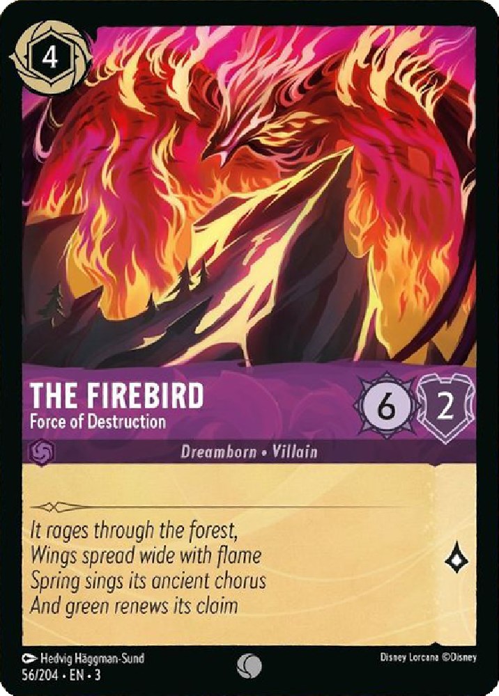 The Firebird - Force of Destruction (56/204) [Into the Inklands] | Event Horizon Hobbies CA