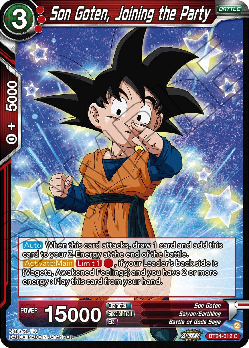 Son Goten, Joining the Party (BT24-012) [Beyond Generations] | Event Horizon Hobbies CA