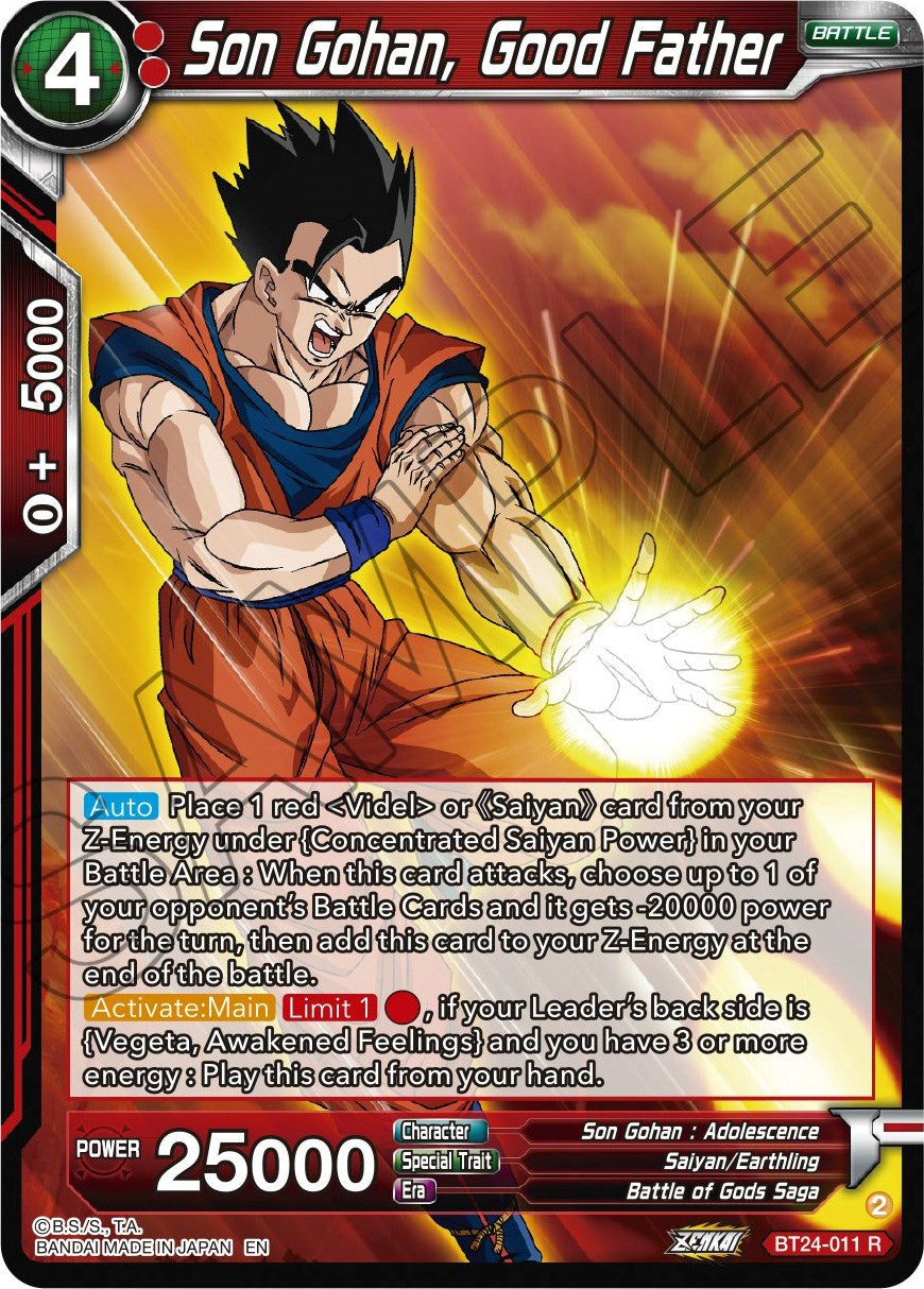 Son Gohan, Good Father (BT24-011) [Beyond Generations] | Event Horizon Hobbies CA