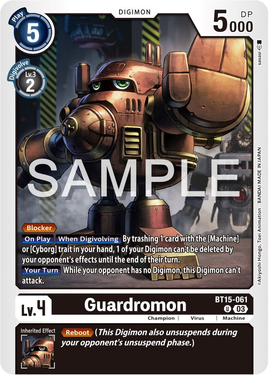 Guardromon [BT15-061] [Exceed Apocalypse] | Event Horizon Hobbies CA