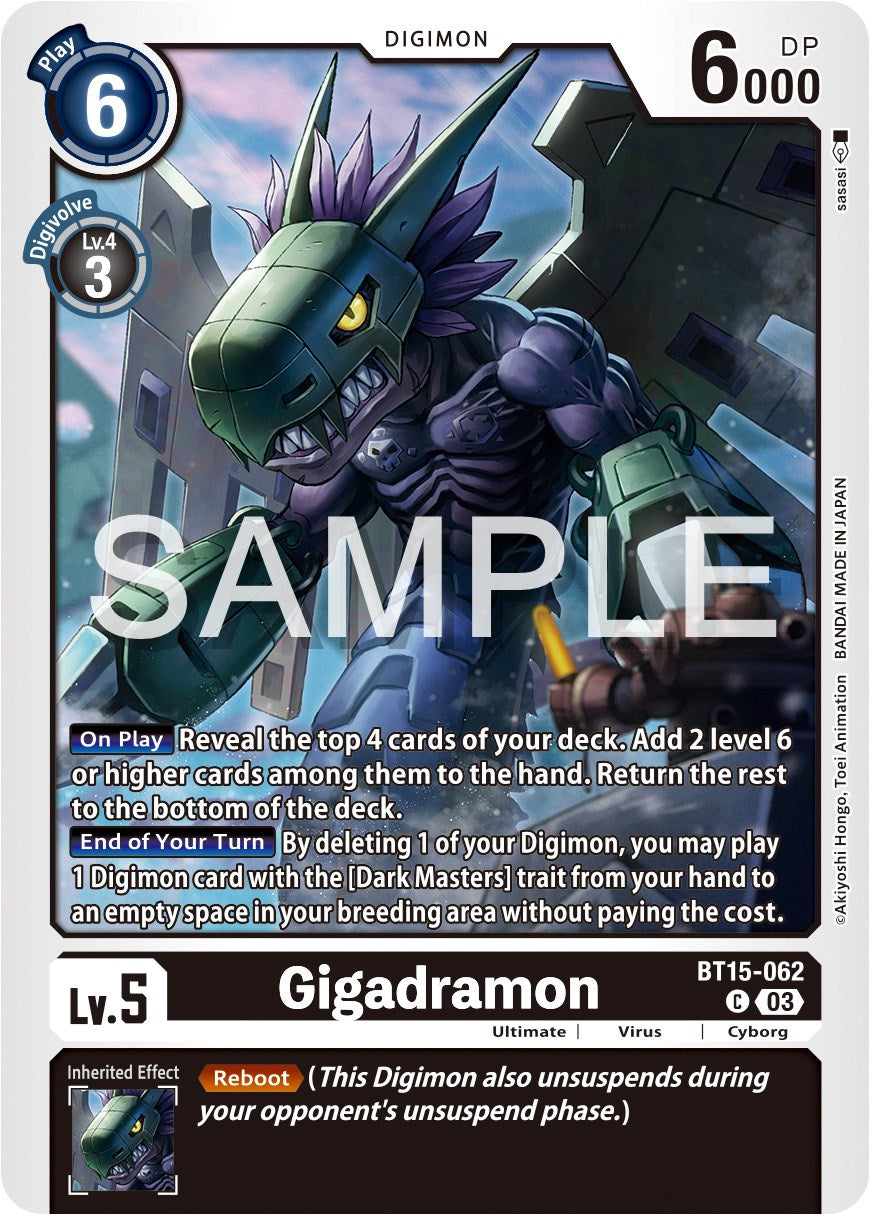 Gigadramon [BT15-062] [Exceed Apocalypse] | Event Horizon Hobbies CA