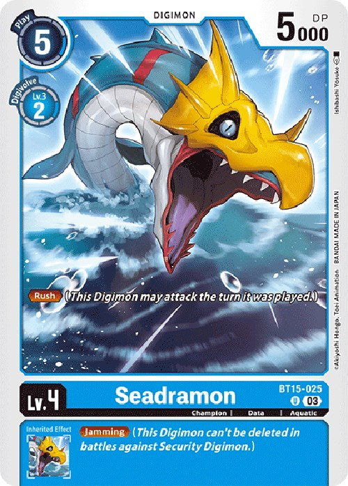 Seadramon [BT15-025] [Exceed Apocalypse] | Event Horizon Hobbies CA