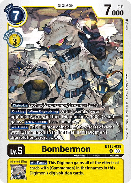 Bombermon [BT15-039] [Exceed Apocalypse] | Event Horizon Hobbies CA