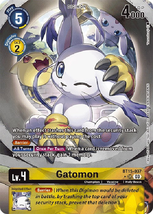 Gatomon [BT15-037] (Alternate Art) [Exceed Apocalypse] | Event Horizon Hobbies CA