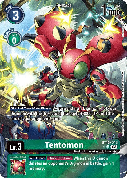 Tentomon [BT15-043] (Alternate Art) [Exceed Apocalypse] | Event Horizon Hobbies CA