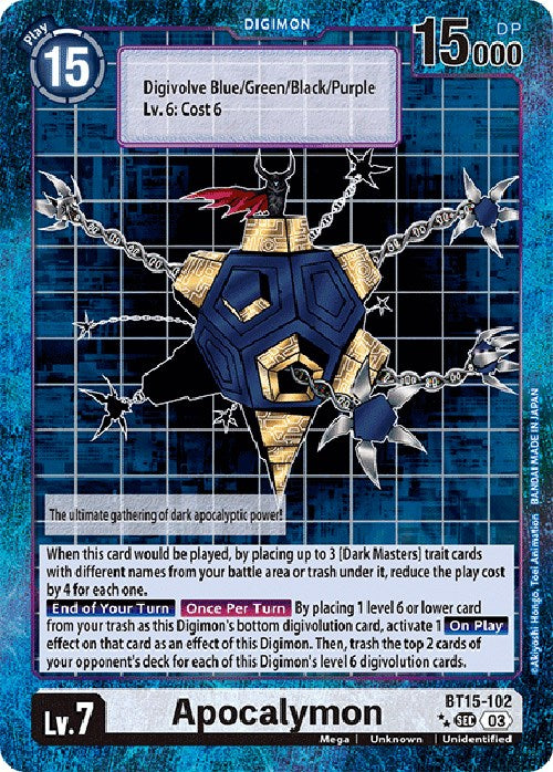 Apocalymon [BT15-102] (Special Edition Alternate Art) [Exceed Apocalypse] | Event Horizon Hobbies CA