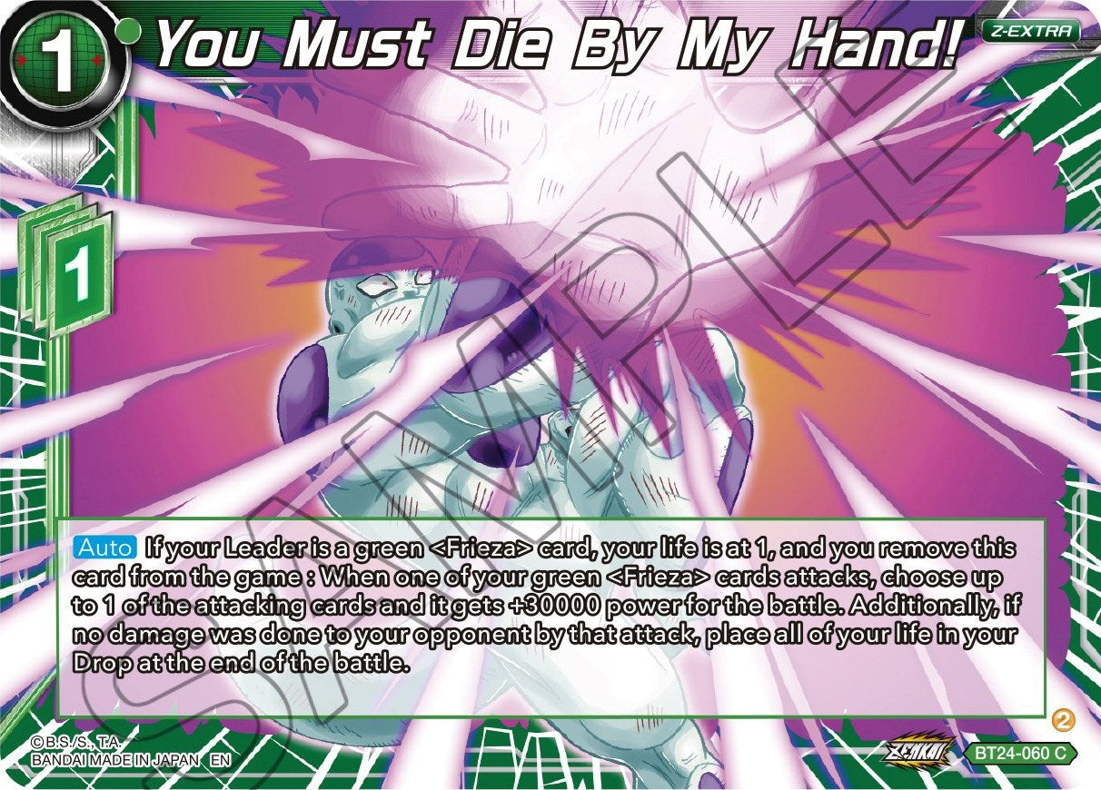 You Must Die By My Hand! (BT24-060) [Beyond Generations] | Event Horizon Hobbies CA