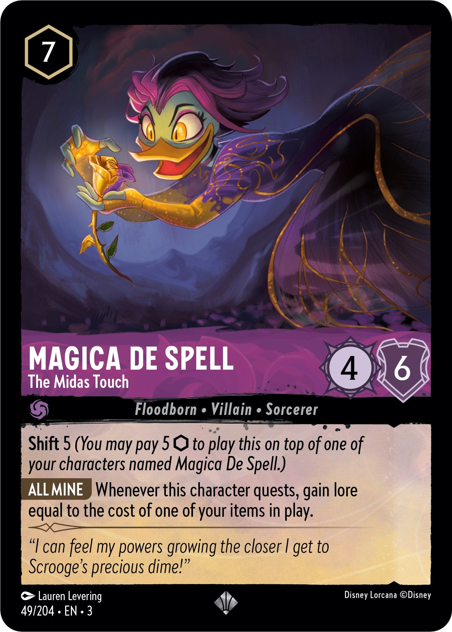 Magica De Spell - The Midas Touch (49/204) [Into the Inklands] | Event Horizon Hobbies CA