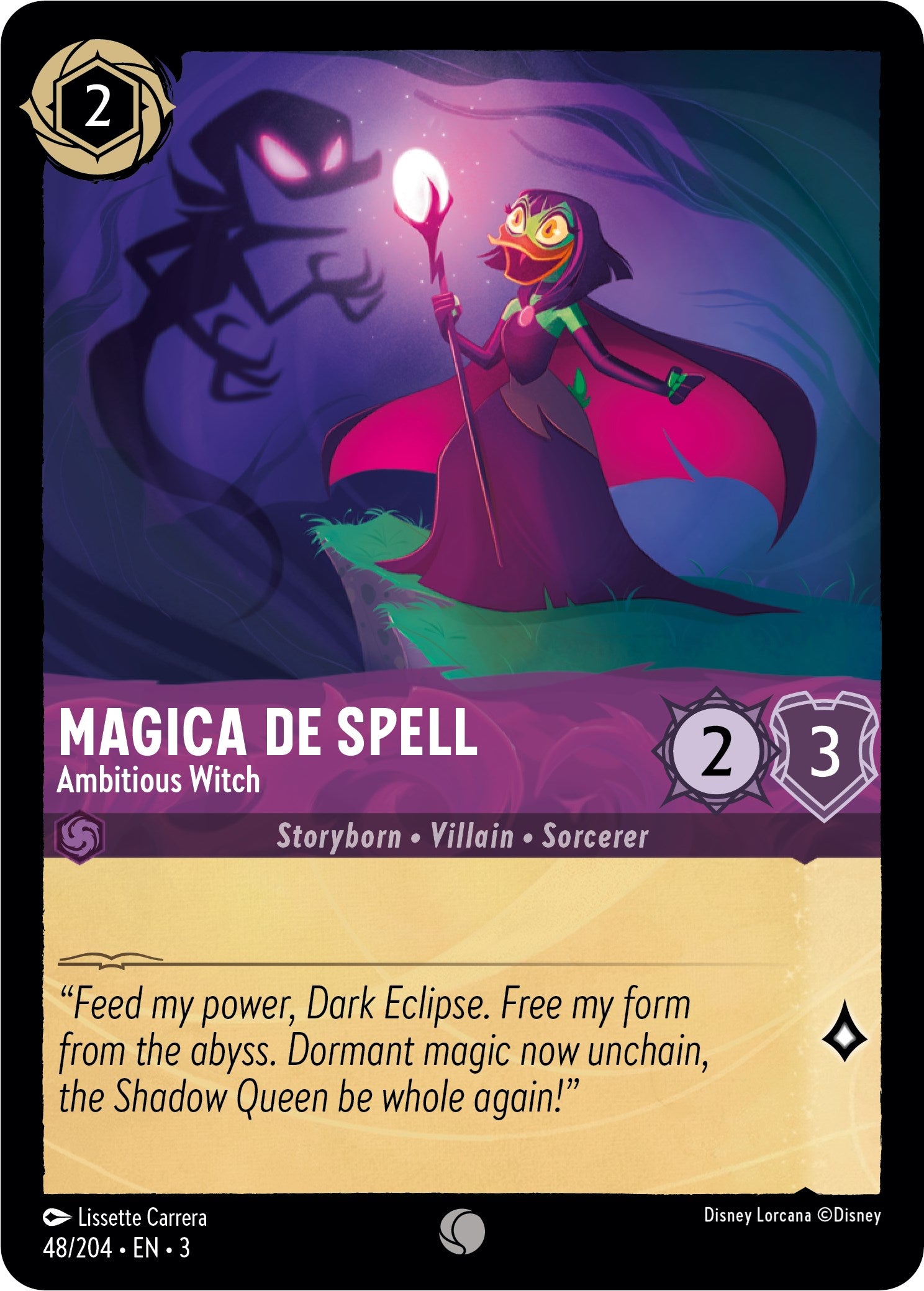 Magica De Spell - Ambitious Witch (48/204) [Into the Inklands] | Event Horizon Hobbies CA