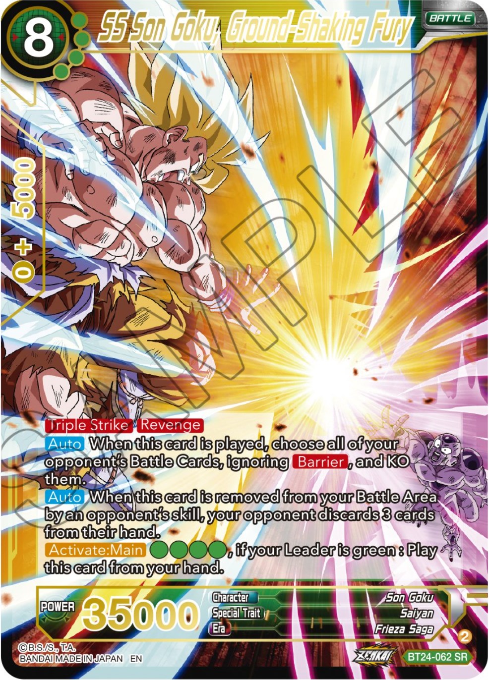 SS Son Goku, Ground-Shaking Fury (BT24-062) [Beyond Generations] | Event Horizon Hobbies CA