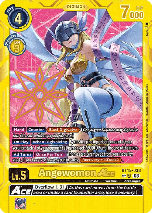 Angewomon Ace (Special Rare) [BT15-038] [Exceed Apocalypse] | Event Horizon Hobbies CA