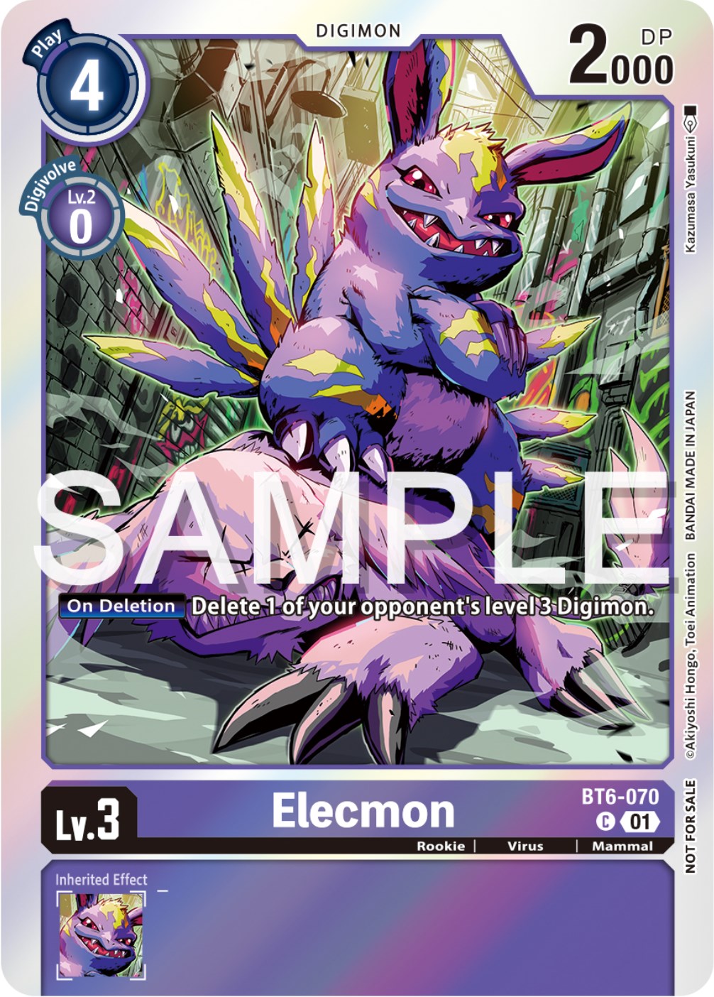 Elecmon [BT6-070] (Official Tournament Pack Vol.12) [Double Diamond Promos] | Event Horizon Hobbies CA