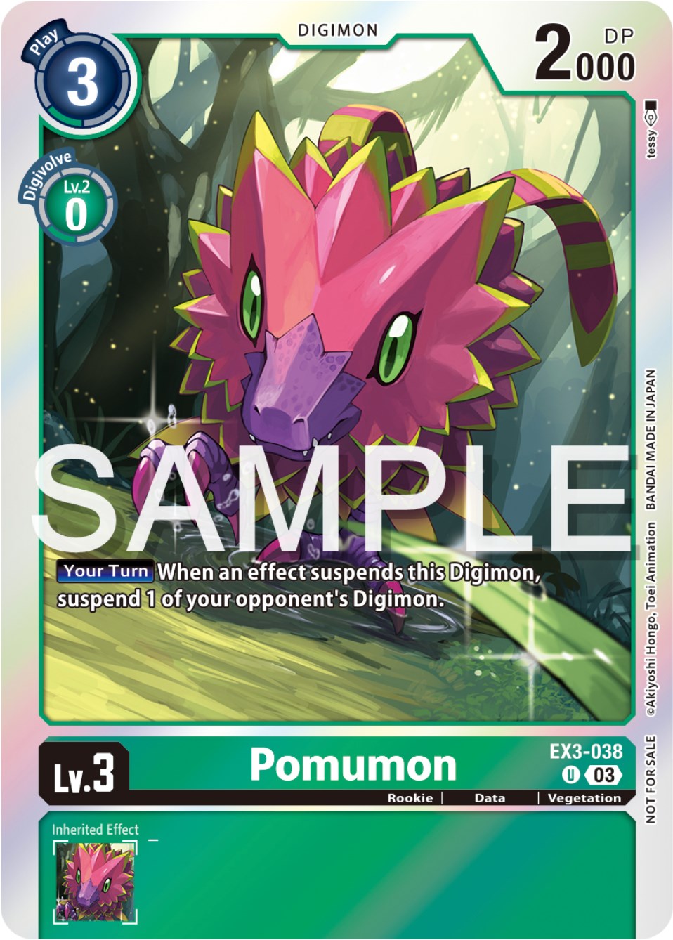 Pomumon [EX3-038] (Official Tournament Pack Vol.12) [Draconic Roar Promos] | Event Horizon Hobbies CA