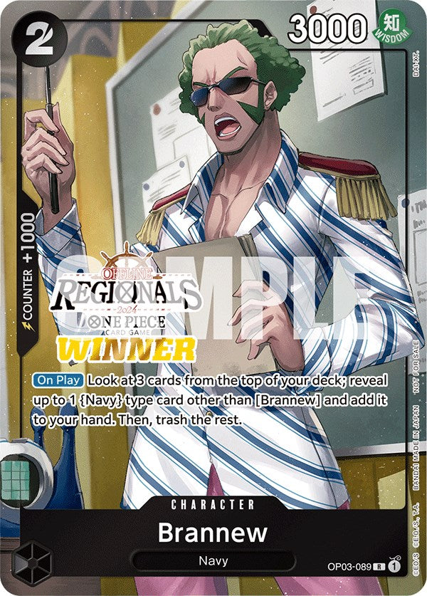 Brannew (Offline Regional 2024) [Winner] [One Piece Promotion Cards] | Event Horizon Hobbies CA