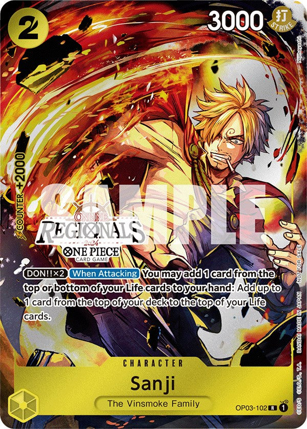 Sanji (Online Regional 2024) [Participant] [One Piece Promotion Cards] | Event Horizon Hobbies CA